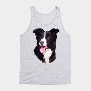 Border Collie (Low Poly) Tank Top